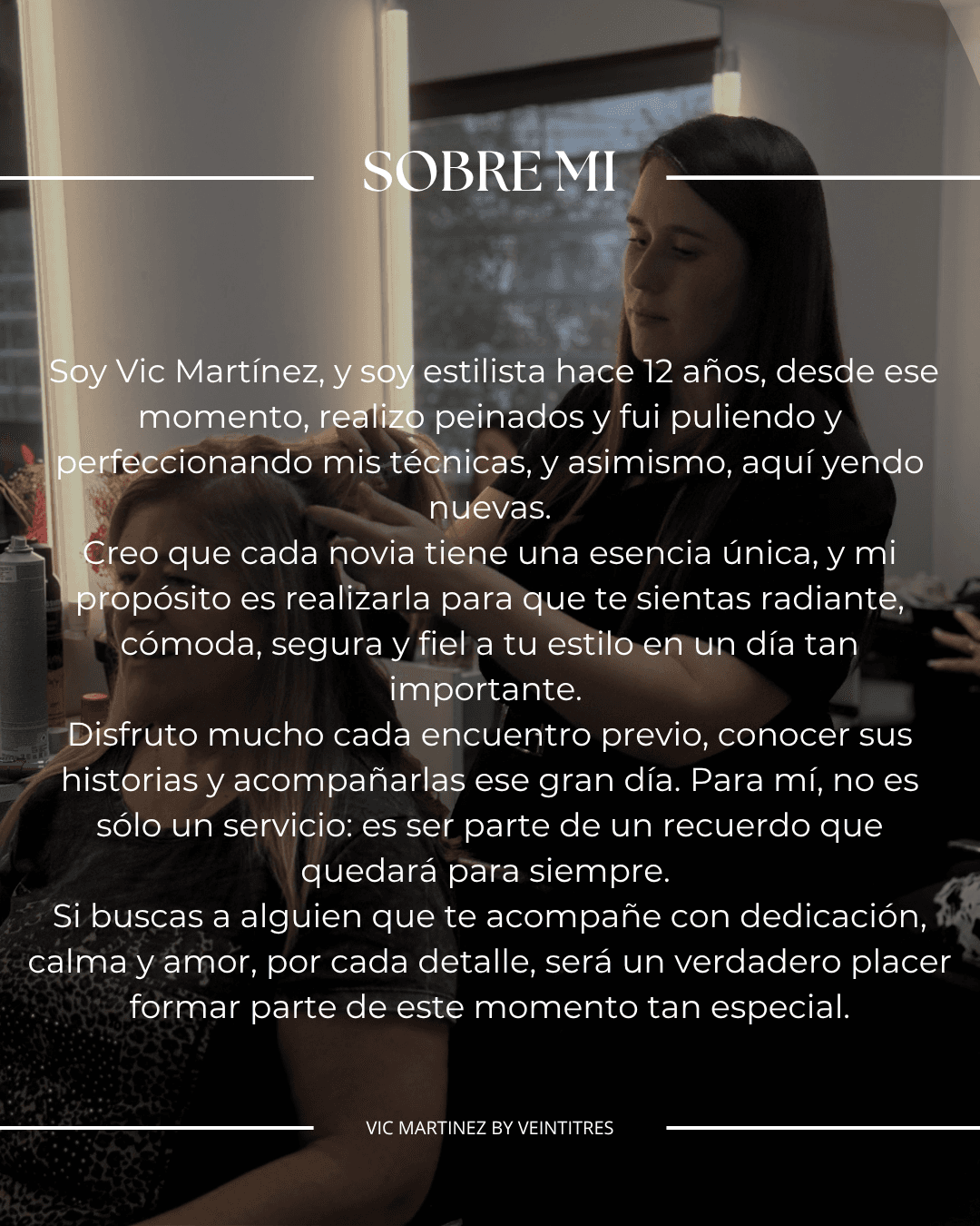 Sobre mí · Vic Martínez